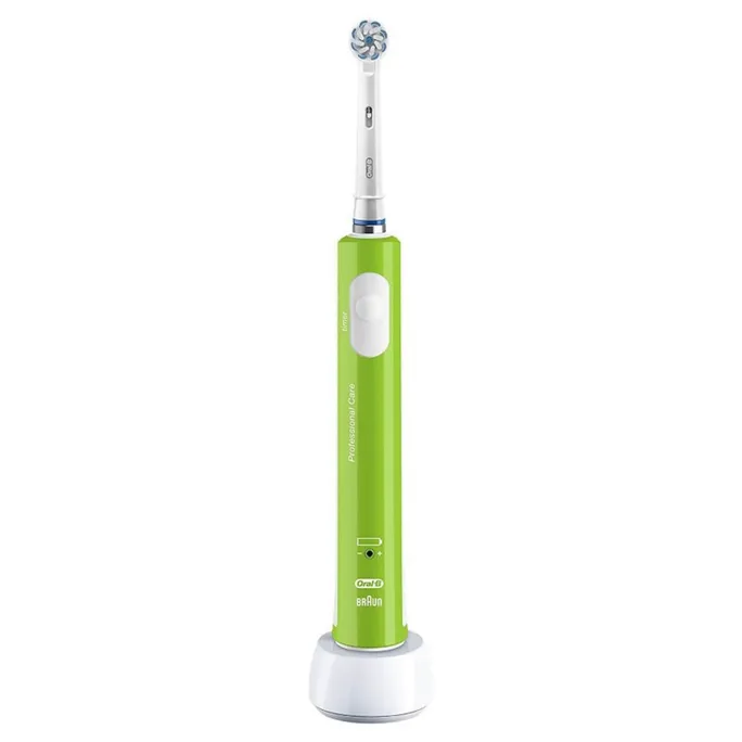 Oral-B Junior Base Green Elektrische Zahnbürste für Kinder ab 6 Jahren grün