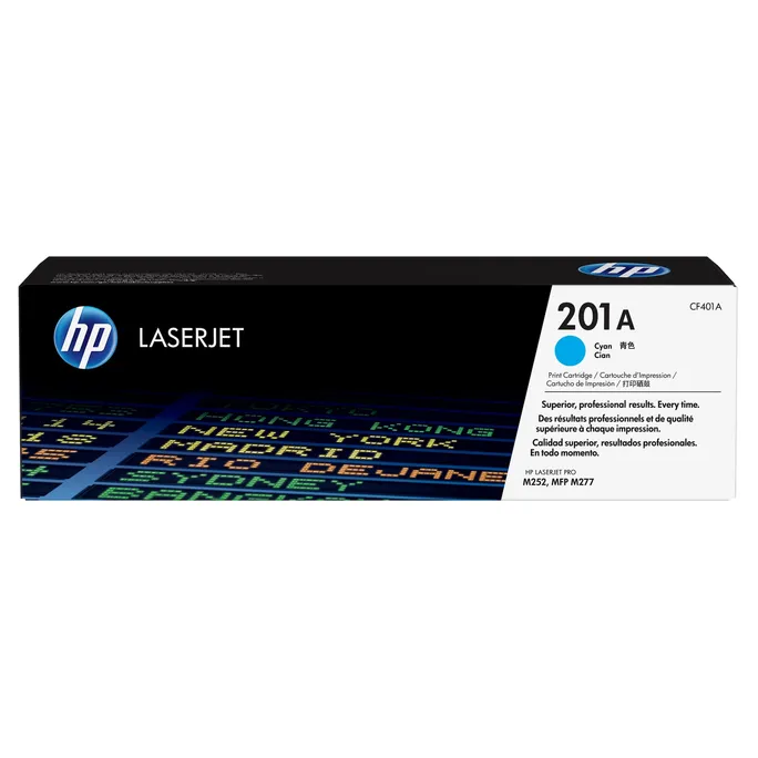 HP CF401A / 201A Original Toner Cyan für ca. 1.330 Seiten