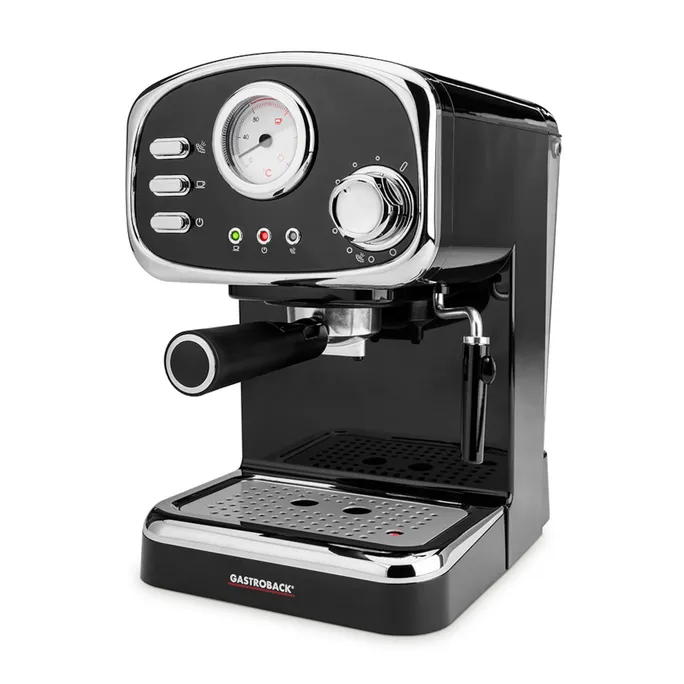 Gastroback 42615 Design Espressomaschine Basis Schwarz
