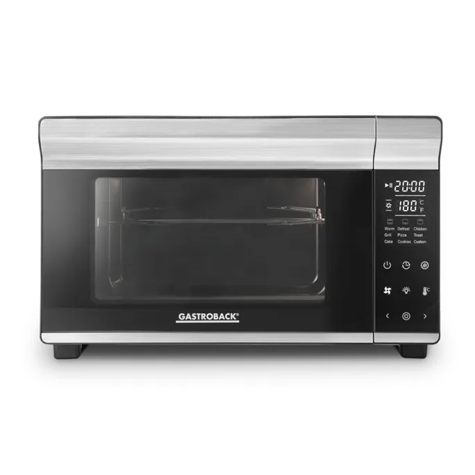 Gastroback 42814 Design Bistro Ofen Bake & Grill Edelstahl Mini-Backofen