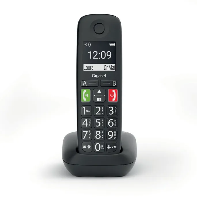 Gigaset E290 Großtastentelefon schwarz