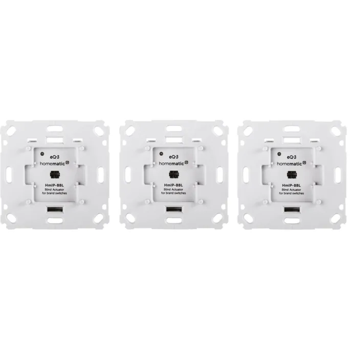 Homematic IP Jalousieaktor für Markenschalter HmIP-BBL-2 • 3er Pack