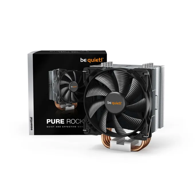 be quiet! Pure Rock 2 CPU Kühler für Intel und AMD, silber