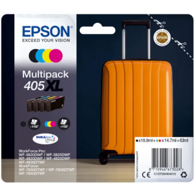 Epson C13T05H64010 Multipack 405XL (BK,C,M,Y)