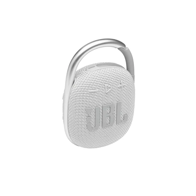JBL Clip 4 weiß Tragbarer Bluetooth-Lautsprecher wasserdicht nach IP67