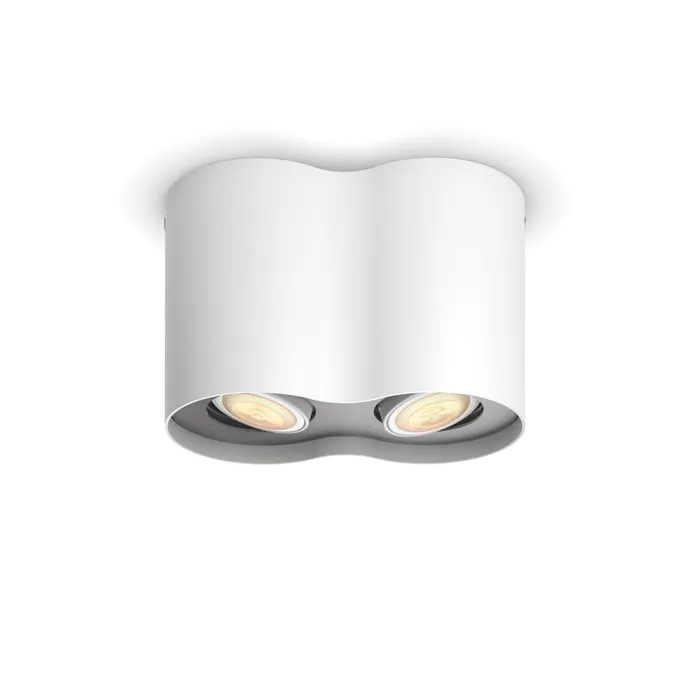 Philips Hue White Amb. Pillar Spot 2 flg. weiß 2x350lm inkl. Dimmschalter