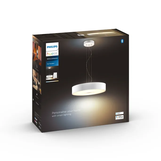 Philips Hue White Amb. Fair Pendelleuchte BT weiß 3000lm Dimmschalter