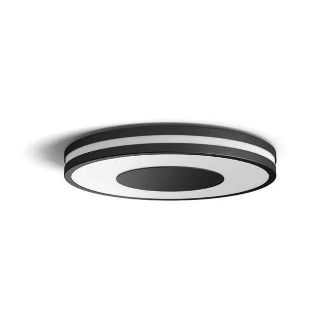 Philips Hue White Amb. Being Deckenleuchte BT schwarz 2400lm Dimmschalter