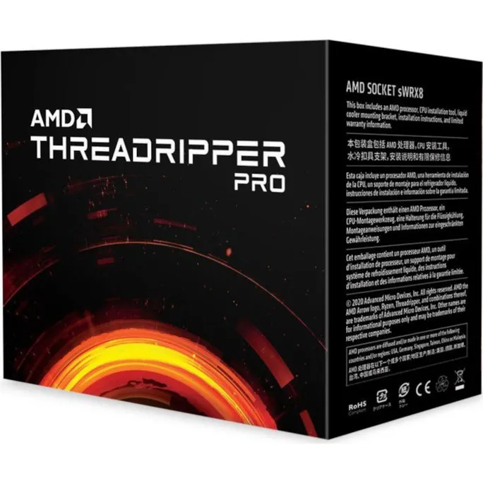 AMD Ryzen™ Threadripper™ PRO 5975WX 32-Kern CPU, Sockel sWRX8, Boxed (ohne Kühler)