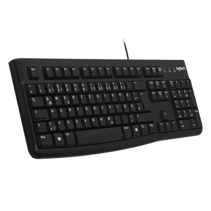 Logitech K120 Kabelgebundene Tastatur tschechisches Layout Schwarz 920-002641