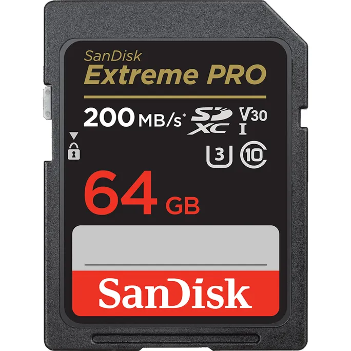 SanDisk Extreme Pro 64 GB SDXC UHS-I-Speicherkarte (2022) bis 200 MB/s
