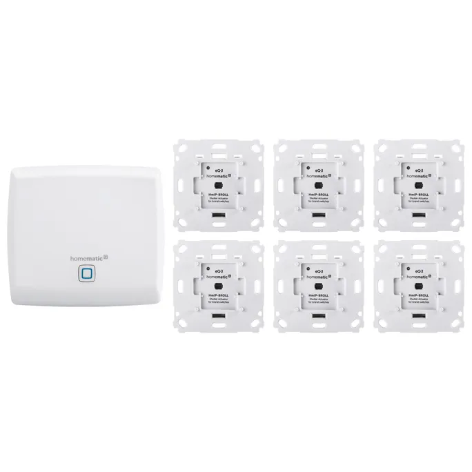Homematic IP Starter Set Rollladen / Beschattung • 6x Aktor • Access Point