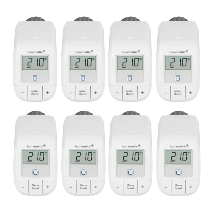 Homematic IP Heizkörperthermostat – basic HmIP-eTRV-B • 8er Pack