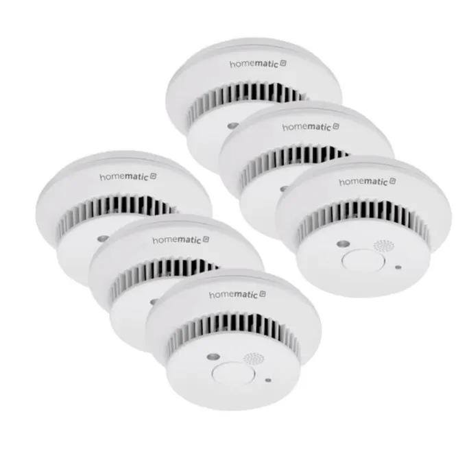 Homematic IP 10-Jahres Rauchwarnmelder HMIP-SWSD • 6er Pack