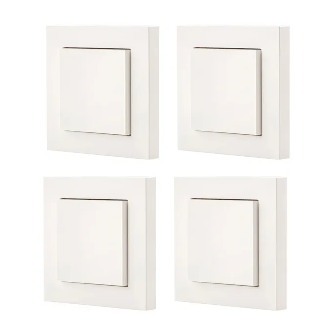 Eve Light Switch - Smarter Lichtschalter Apple HomeKit-Technologie & Thread, 4er