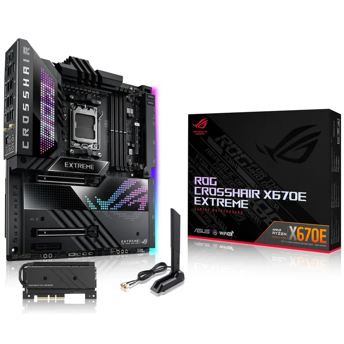 ASUS ROG CROSSHAIR X670E EXTREME EATX Mainboard Sockel AM5 WIFI/M.2/USB4 Typ C