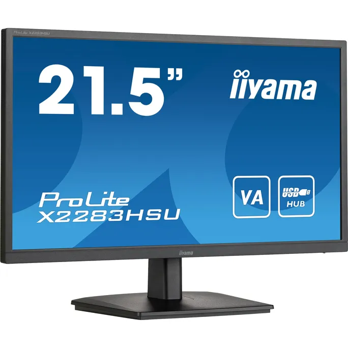 iiyama ProLite X2283HSU-B1 54,6cm (21,5") FHD VA Office-Monitor HDMI/DP/USB 75Hz