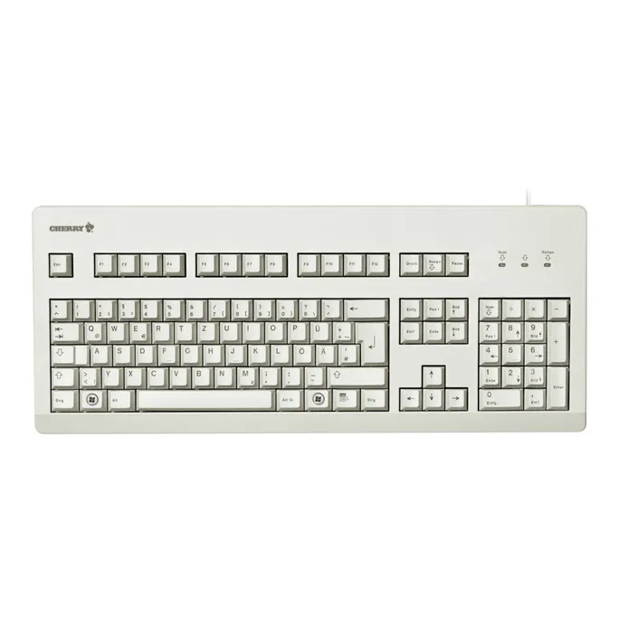 Cherry G80-3000 Tastatur kabelgebunden, Grau (Layout: englisch US)