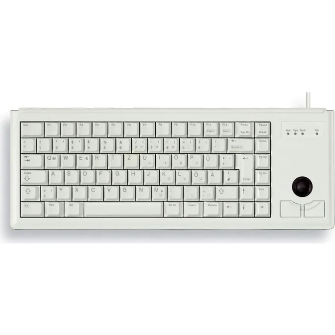Cherry G84-4400 Compact Tastatur kabelgebunden, Grau
