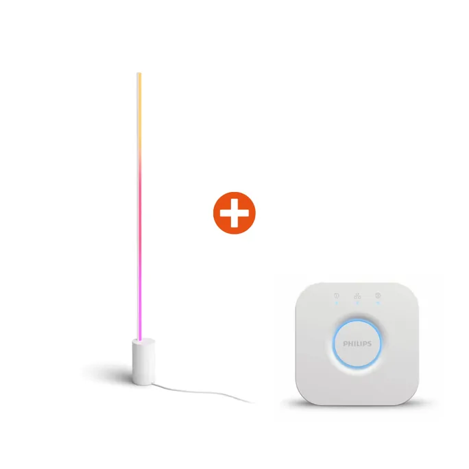 Philips Hue Gradient Signe Stehleuchte weiß, inkl. Bridge V2