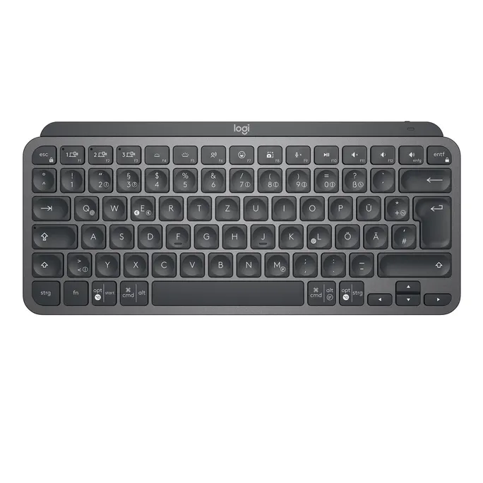 Logitech MX Keys Mini Kabellose Tastatur Graphite US Int. Layout