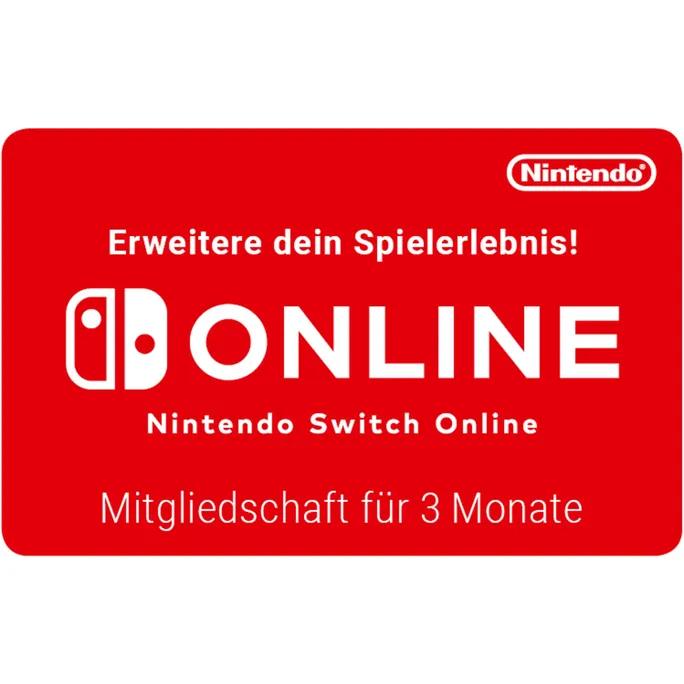 Nintendo Switch Mitgliedschaft 3 Monate 7,99 EUR