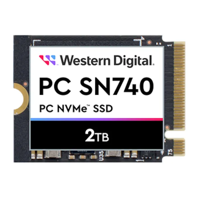 WD PC SN740 NVMe SSD 2 TB M.2 2230 PCIe 4.0