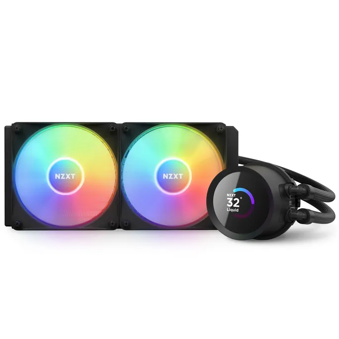 NZXT Kraken 240 RGB, schwarz Wasserkühlung für AMD und Intel CPU