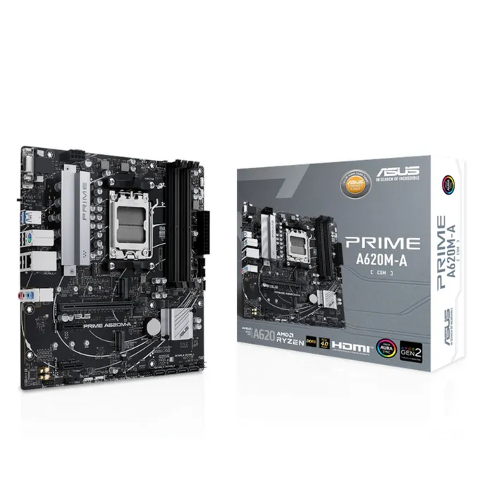 ASUS PRIME A620M-A-CSM mATX Mainboard Sockel AM5 M.2/USB3.2/VGA/DP/HDMI
