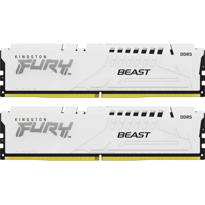 32GB (2x16GB) KINGSTON FURY Beast White EXPO DDR5-6000 CL36 RAM Speicher Kit