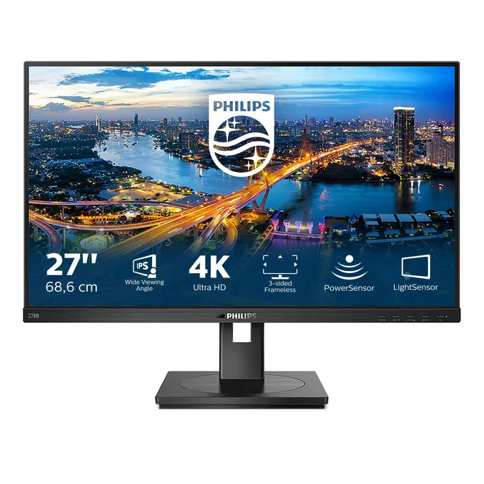 Philips B-Line 278B1 27 Zoll 4K (UHD) IPS LED 16:9 60 Hz Office Monitor