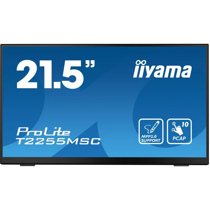 iiyama ProLite T2255MSC-B1 54,5cm (21,5") 10-Punkt Multitouch-Monitor FullHD IPS