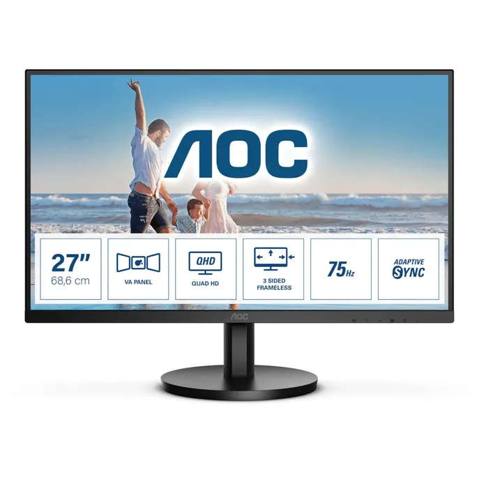 AOC Q27B3MA 27 Zoll WQHD VA LED 16:9 75 Hz Office Monitor