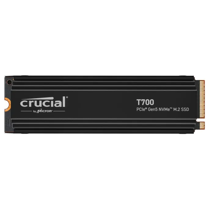 Crucial T700 NVMe SSD 4 TB M.2 2280 PCIe 5.0 mit Kühlkörper