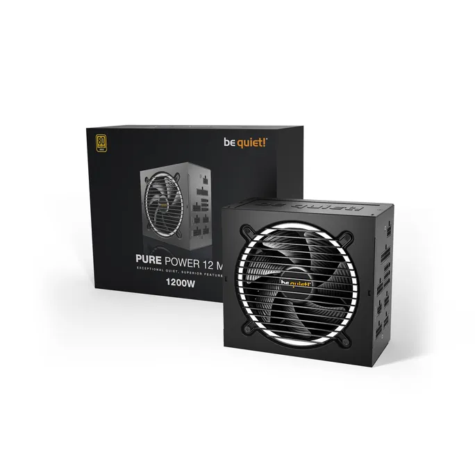be quiet! Pure Power 12 M 1200 Watt Netzteil 80+ Gold ATX 3.1 PCIe5.1 modular