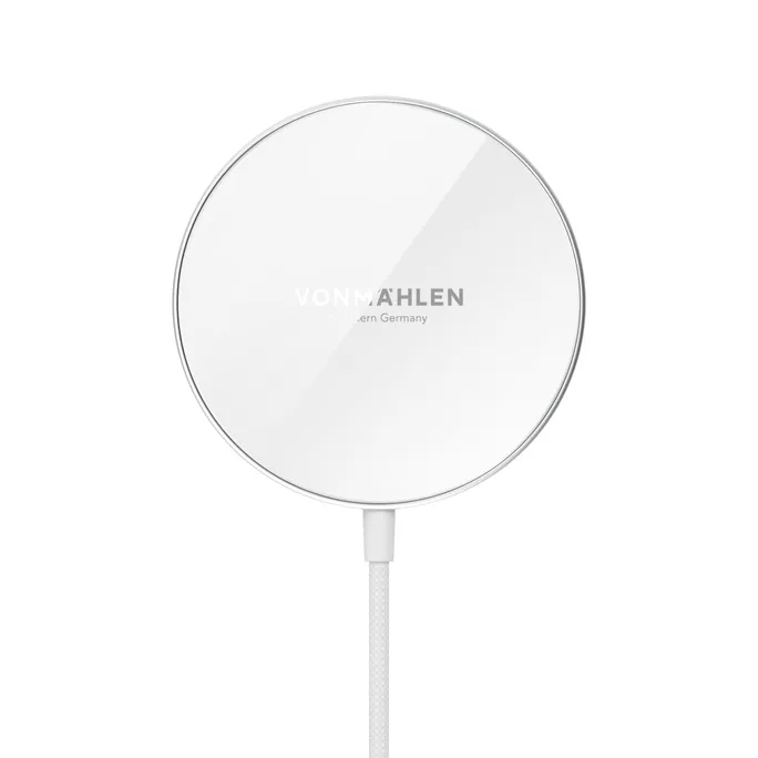 Vonmählen Wireless Charger Aura Mini magnet. Ladekabel White