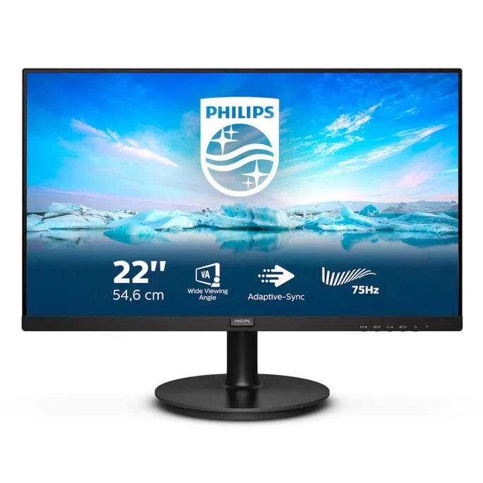 Philips V-Line 222V8LA 22 Zoll Full HD VA LED 16:9 75 Hz Monitor