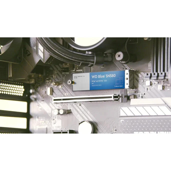 WD Blue SN580 NVMe SSD 1 TB M.2 2280 PCIe 4.0 WD Blue SN580 NVMe SSD 1 TB M.2 2280 PCIe 4.0
