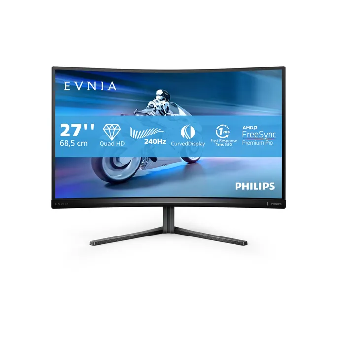Philips Evnia 27M2C5500W 68,5cm (27") QHD Curved Gaiming Monitor 16:9 HDMI/DP/USB 240Hz