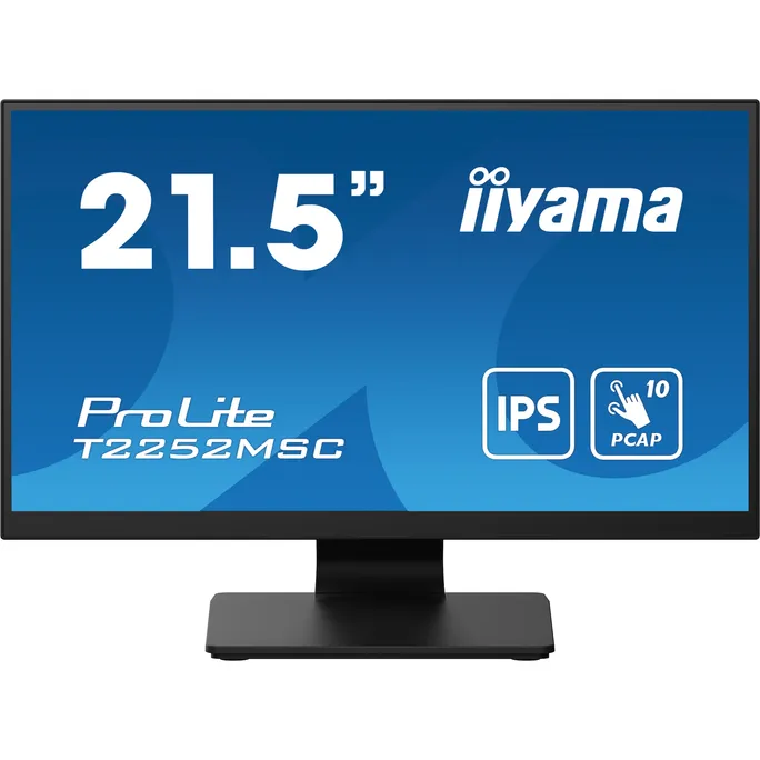 iiyama ProLite T2252MSC-B2 21.5 Zoll Full HD IPS LED 16:9 60 Hz Multi Touch Monitor