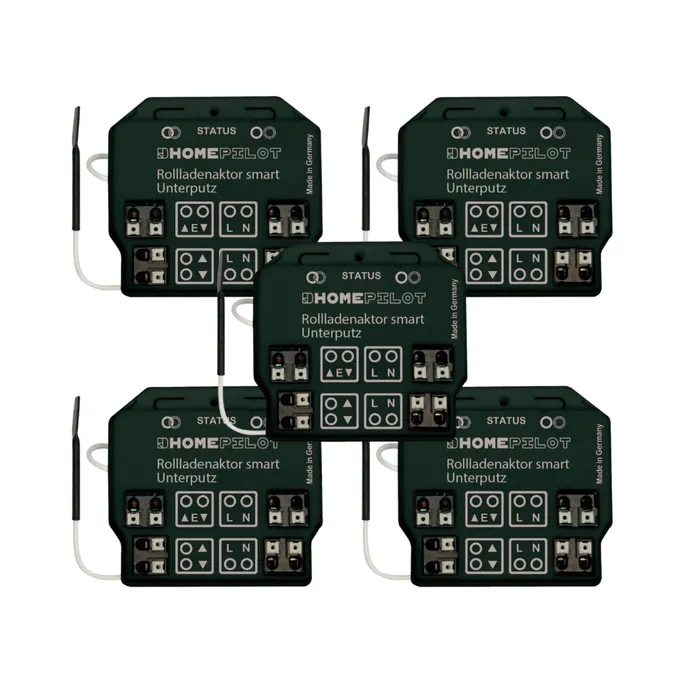 Homepilot Rollladenaktor smart - Unterputz • 5er Pack