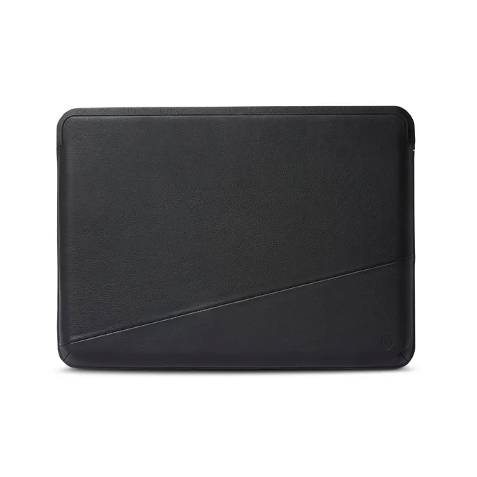 Decoded Leather Frame Sleeve für Macbook 16 Zoll Schwarz