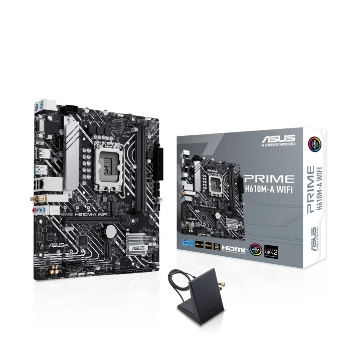 ASUS PRIME H610M-A WIFI mATX Mainboard Sockel 1700 HDMI/DP/VGA/WLAN/BT