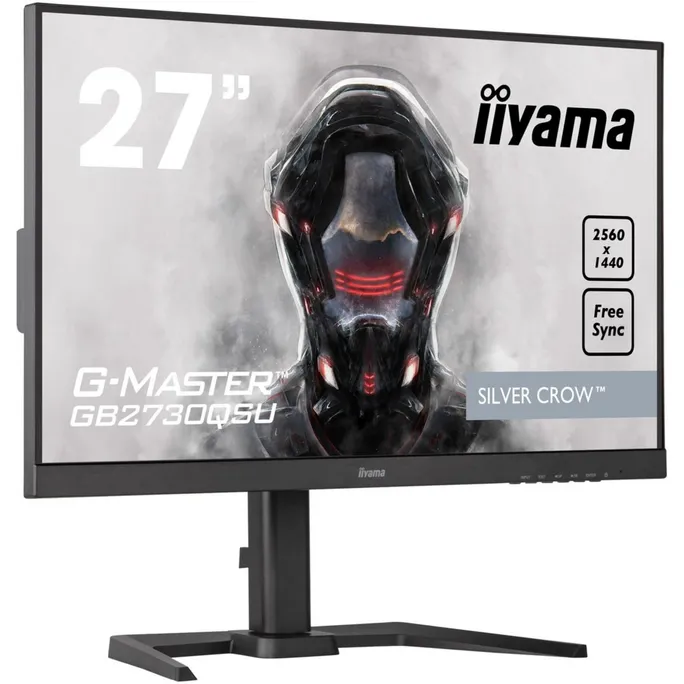 iiyama G-Master GB2730QSU-B5 Silver Crow 68.6 cm (27") WQHD TN Monitor DP/DVI/HD