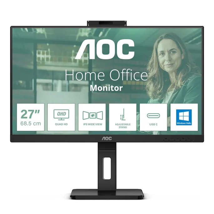 AOC Q27P3QW 27 Zoll WQHD IPS Panel 16:9 75 Hz Monitor
