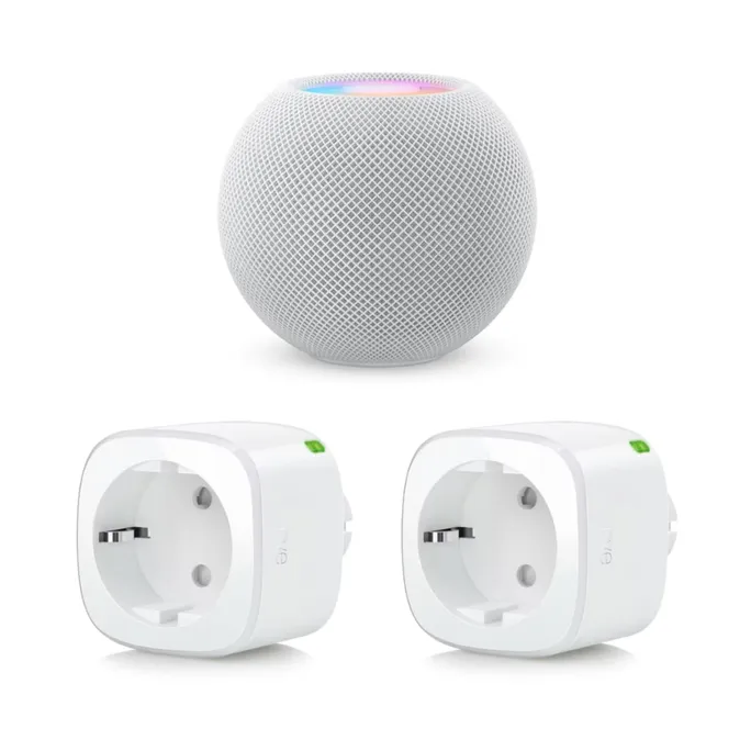 Eve Energy (Matter)  - Smarte Steckdose , 2er Pack mit HomePod mini