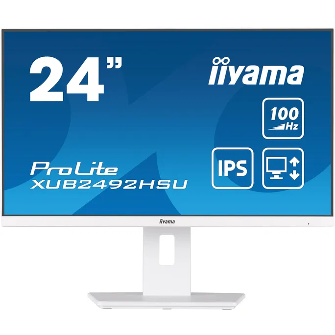iiyama ProLite XUB2492HSU-W6 60,5cm (23,8") FHD IPS Monitor HDMI/DP/USB 100Hz