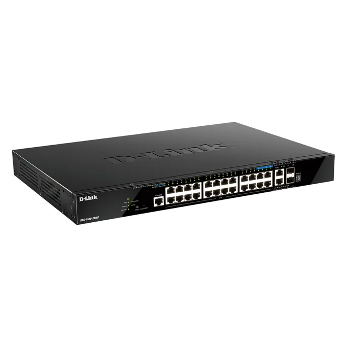 D-Link DGS-1520-28MP/E Stackable Switch Smart Managed