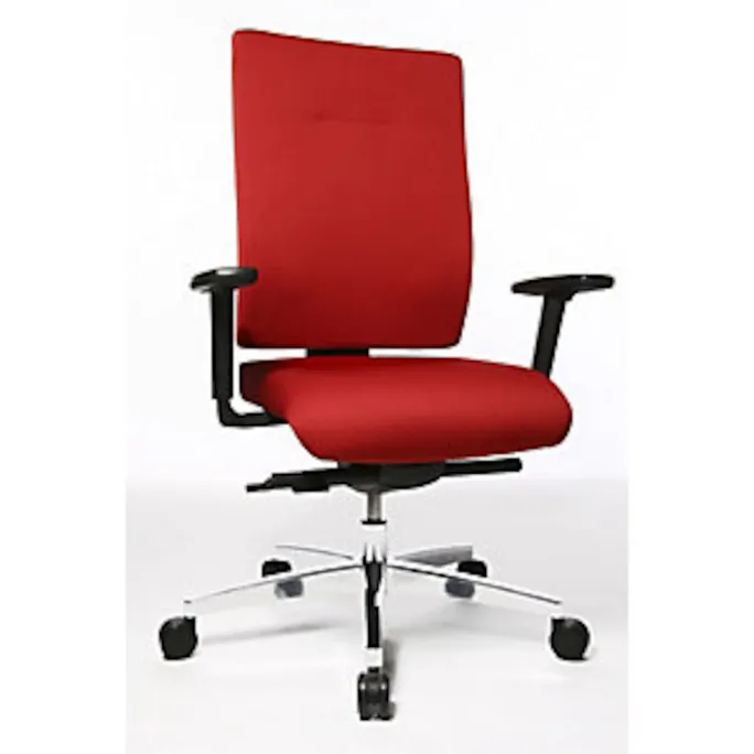Topstar Bürodrehstuhl PROFI STAR 15, ergonomische Rückenlehne, rot
