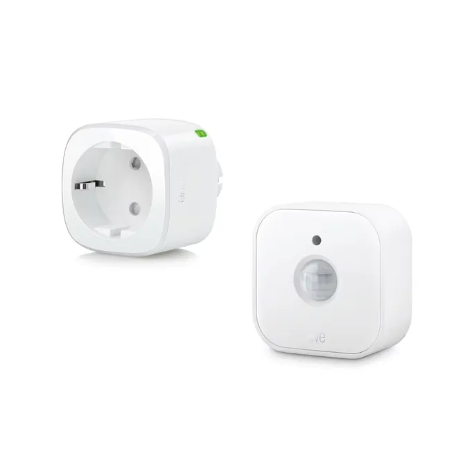 Eve Energy (Matter)  - Smarte Steckdose + Eve Motion (Matter) Bewegungsmelder